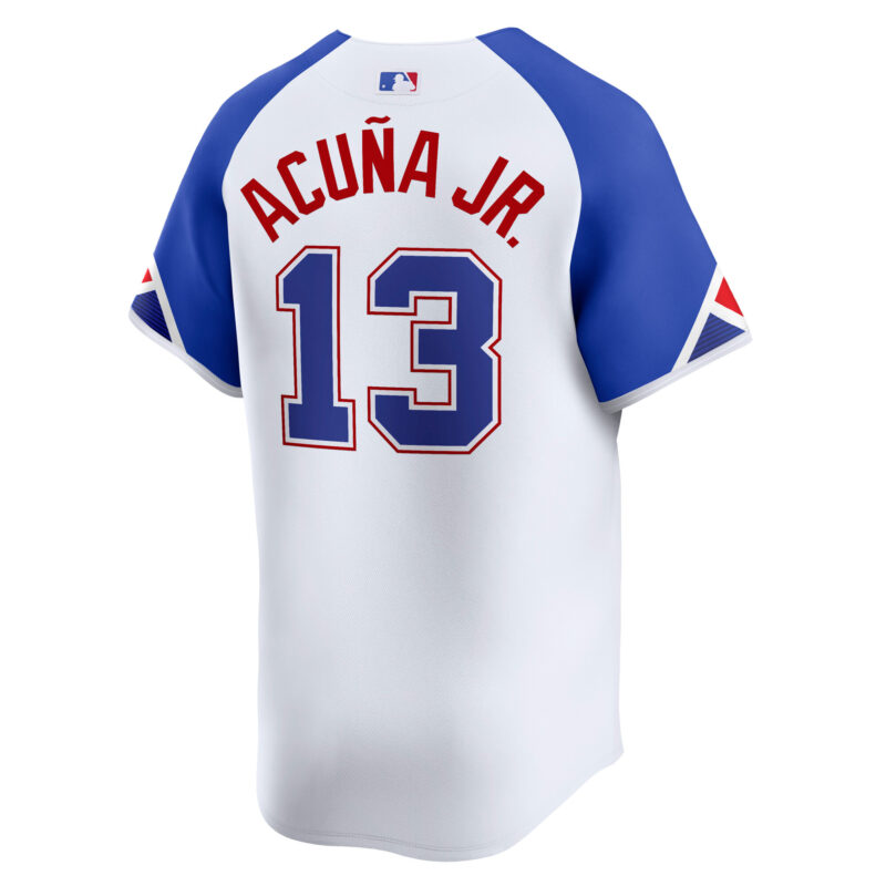 Ronald Acuña Jr. Atlanta Braves City Connect Limited Jersey - White - Image 3