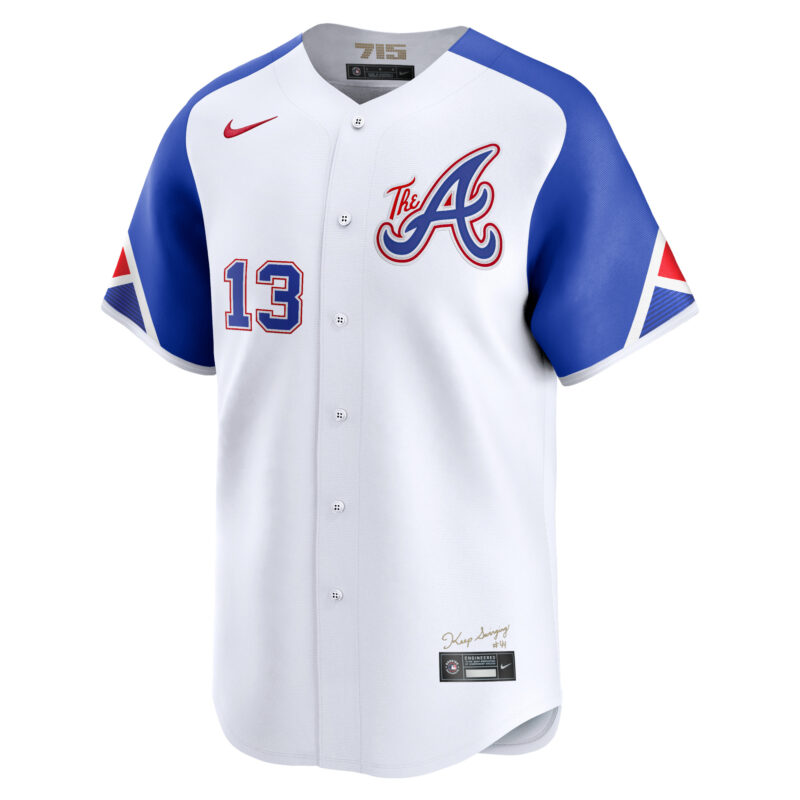 Ronald Acuña Jr. Atlanta Braves City Connect Limited Player Jersey - White - Image 2
