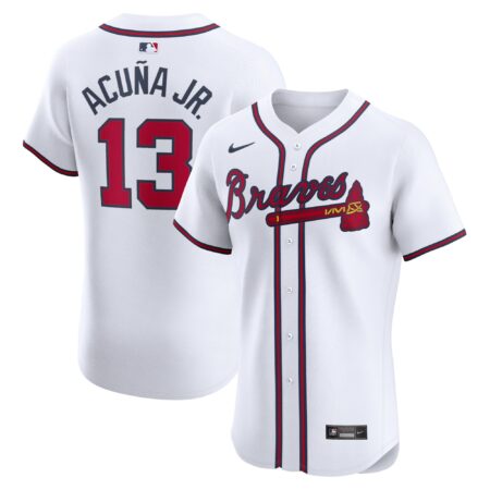 Ronald Acuña Jr. Atlanta Braves Home Elite Jersey - White