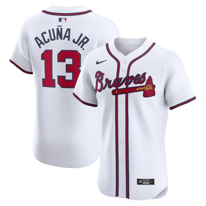 Ronald Acuña Jr. Atlanta Braves Home Elite Jersey - White