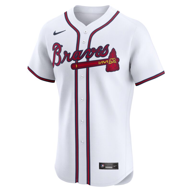 Ronald Acuña Jr. Atlanta Braves Home Elite Jersey - White - Image 2