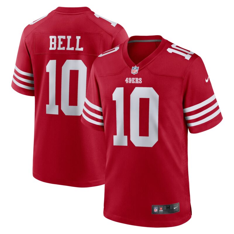 Ronnie Bell San Francisco 49ers Team Game Jersey - Scarlet
