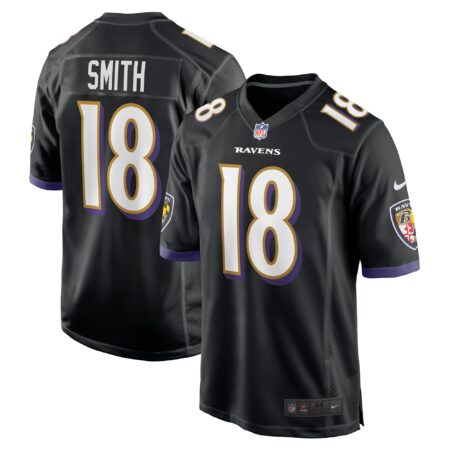 Roquan Smith Baltimore Ravens Alternate Game Player Jersey - Black
