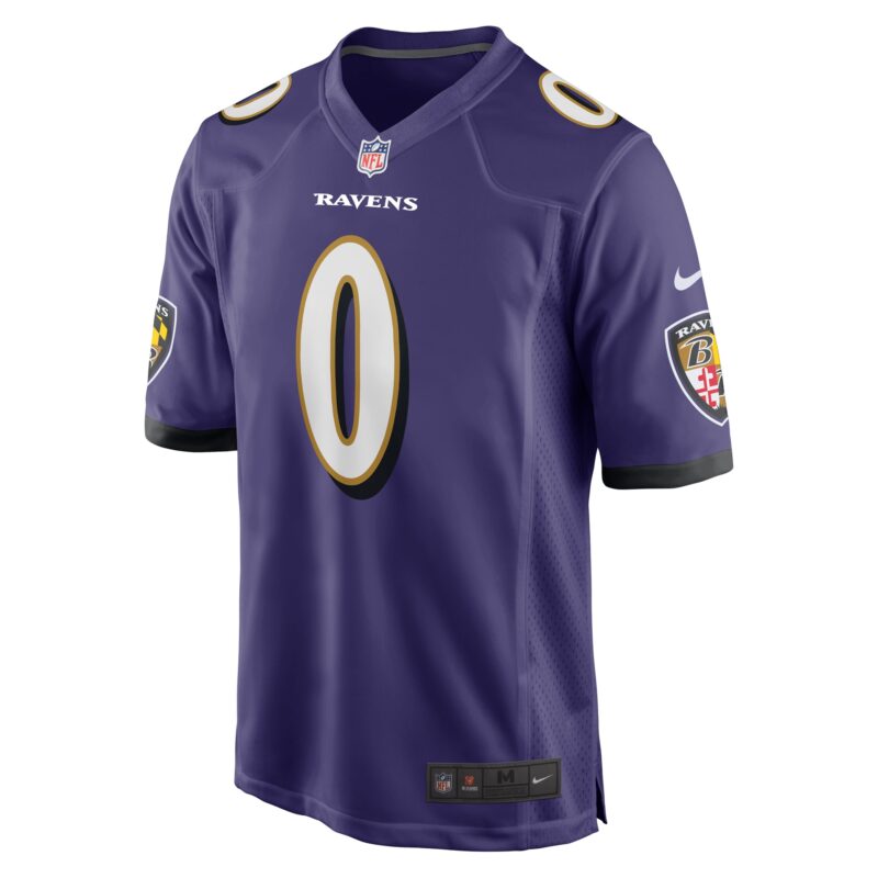 Roquan Smith Baltimore Ravens Team Game Jersey - Purple - Image 2