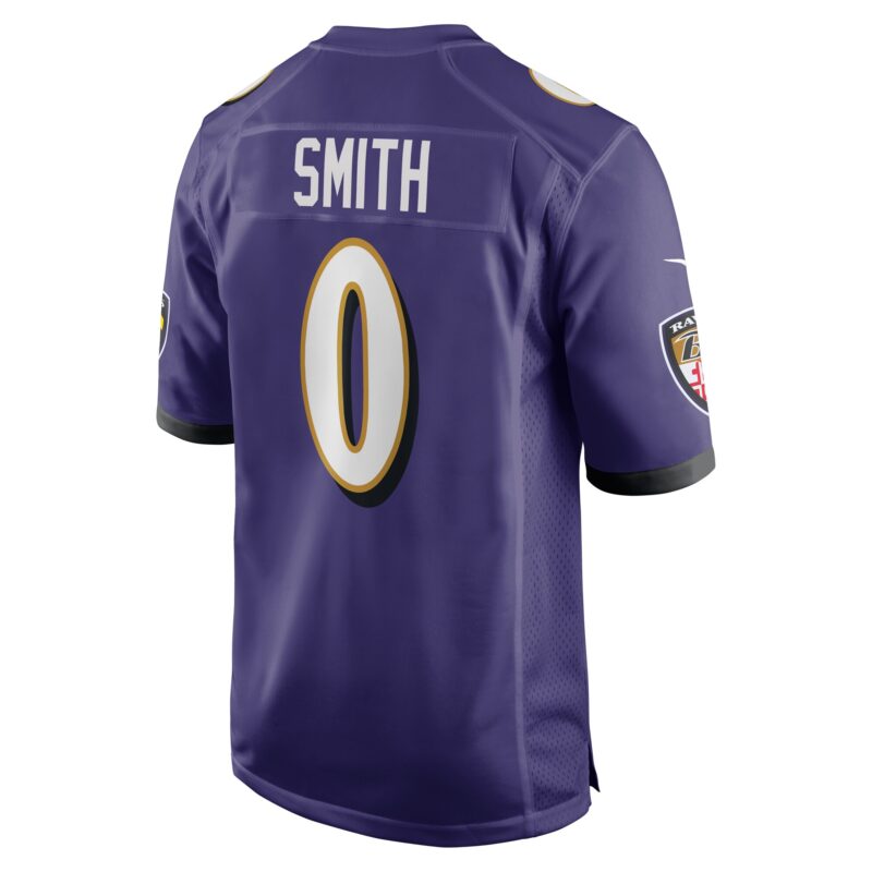 Roquan Smith Baltimore Ravens Team Game Jersey - Purple - Image 3