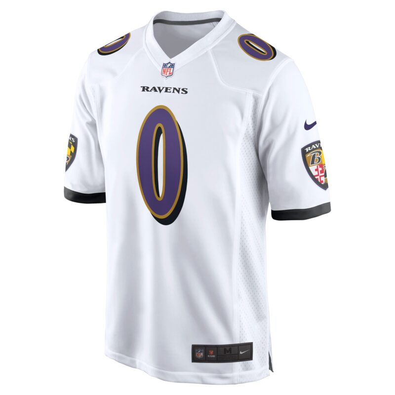 Roquan Smith Baltimore Ravens Game Jersey - White - Image 2