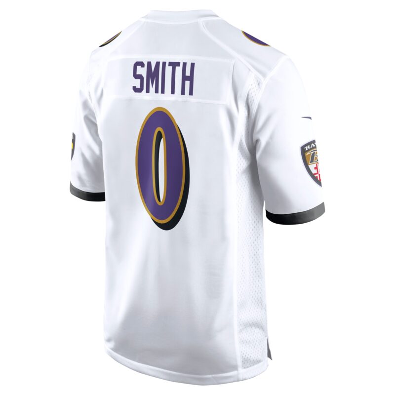 Roquan Smith Baltimore Ravens Game Jersey - White - Image 3