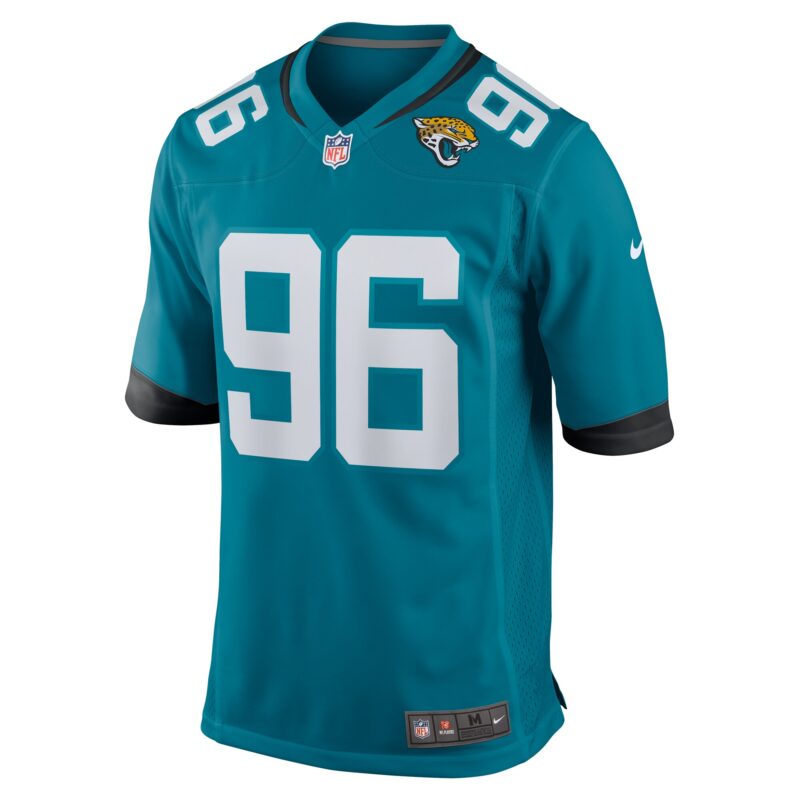 Ross Blacklock Jacksonville Jaguars Team Game Jersey - Teal - Image 2
