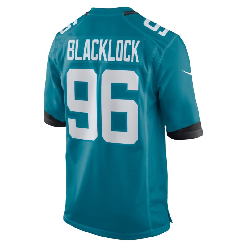 Ross Blacklock Jacksonville Jaguars Team Game Jersey - Teal - Image 3