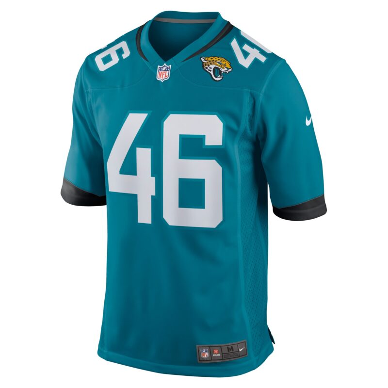 Ross Matiscik Jacksonville Jaguars Game Jersey - Teal - Image 2
