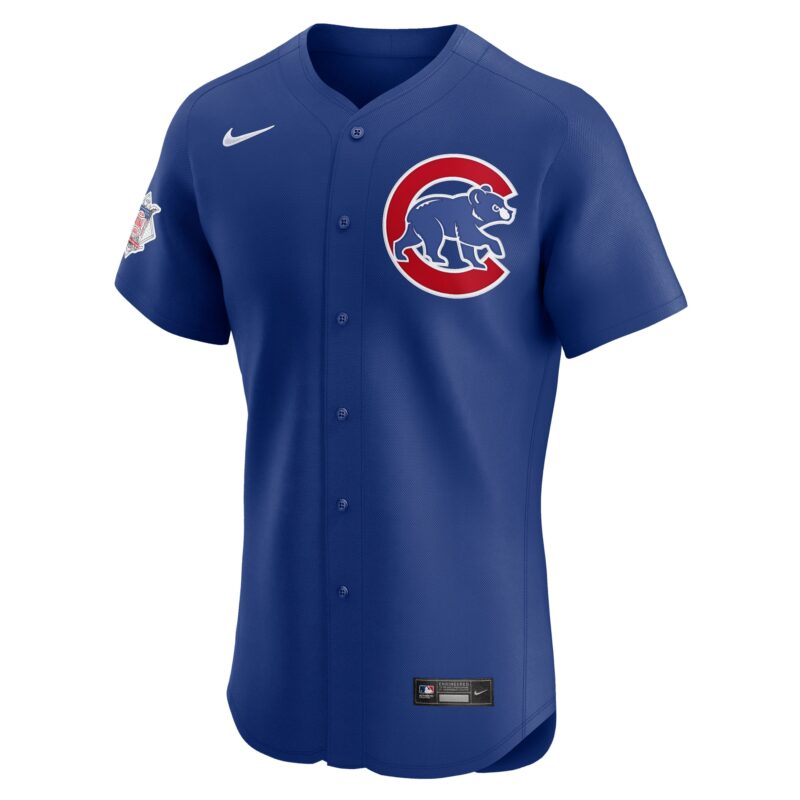 Chicago Cubs Alternate Vapor Premier Elite Patch Jersey - Royal - Image 2