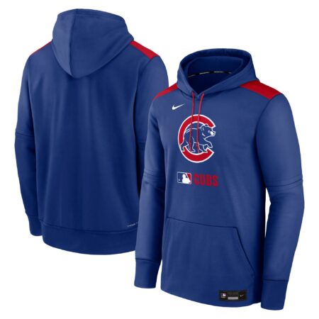 Chicago Cubs Collection Performance Pullover Hoodie - Royal