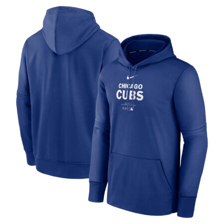 Chicago Cubs Collection Practice Performance Pullover Hoodie - Royal