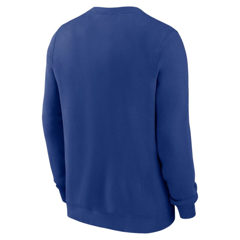 Chicago Cubs Classic Fleece Performance Pullover Sweatshirt - Royal - Image 3