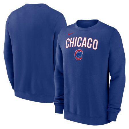 Chicago Cubs Pullover Sweatshirt - Royal