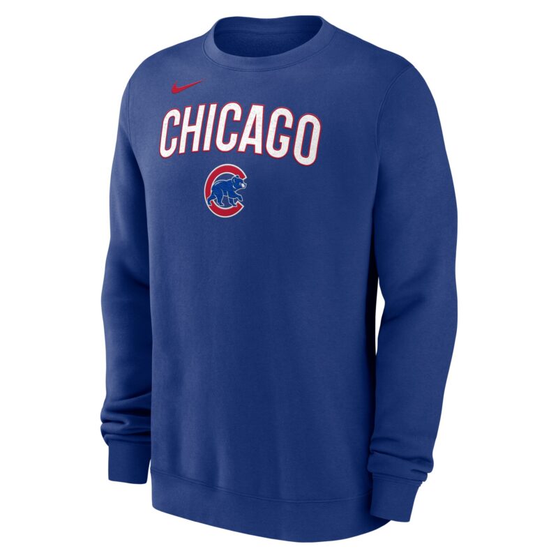 Chicago Cubs Pullover Sweatshirt - Royal - Image 2