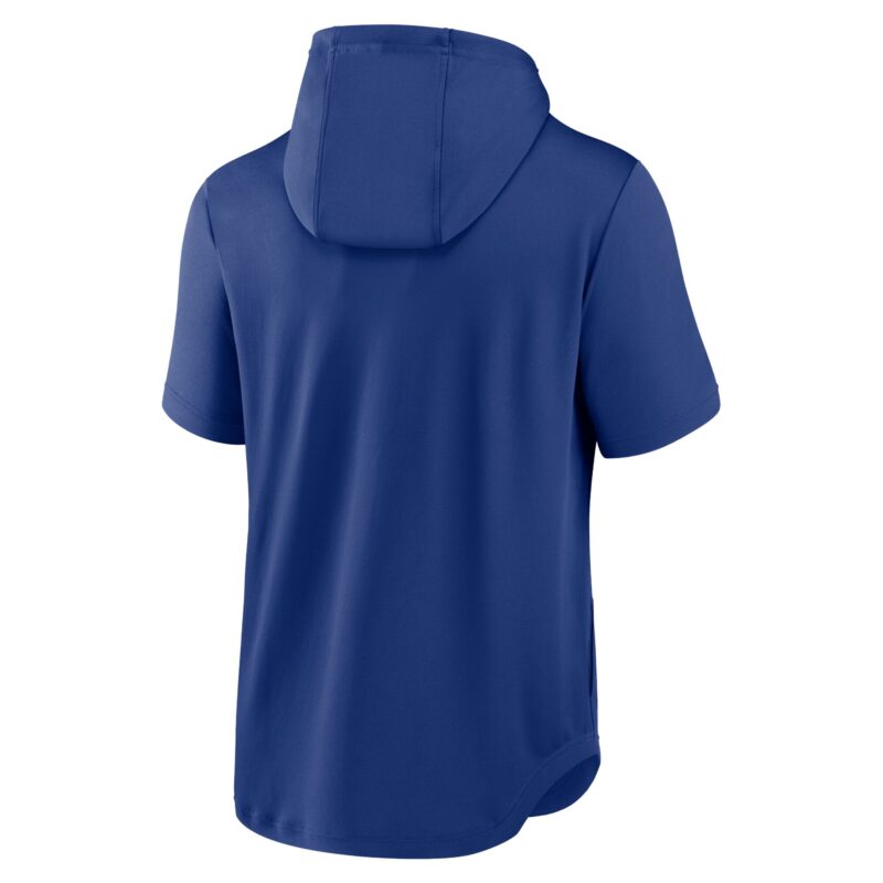 Chicago Cubs Springer Short Sleeve Team Pullover Hoodie - Royal - Image 3