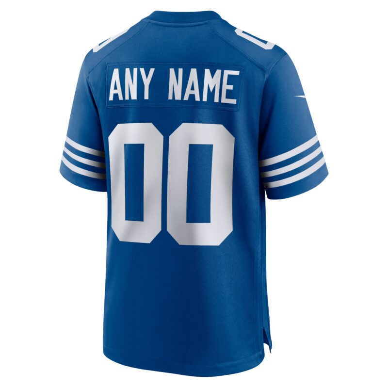 Indianapolis Colts Alternate Custom Jersey - Royal - Image 3