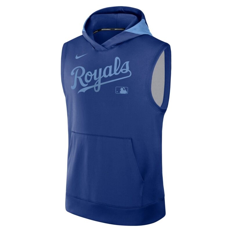 Kansas City Royals Collection Performance Sleeveless Pullover Hoodie - Royal - Image 2