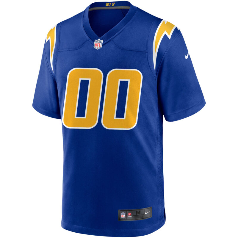 Los Angeles Chargers Alternate Custom Game Jersey - Royal - Image 2