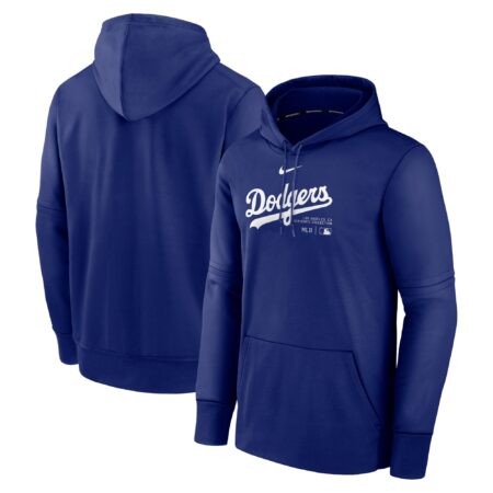 Los Angeles Dodgers Collection Practice Performance Pullover Hoodie - Royal