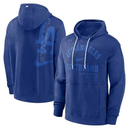 Los Angeles Dodgers Statement Ball Game Pullover Hoodie - Royal
