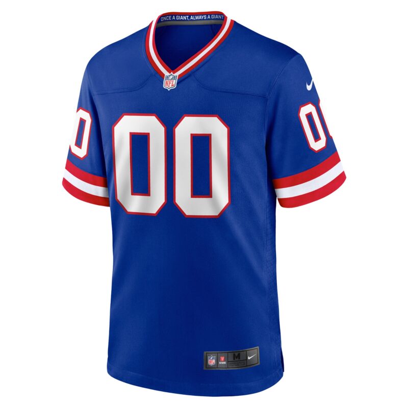 New York Giants Classic Custom Game Jersey - Royal - Image 2