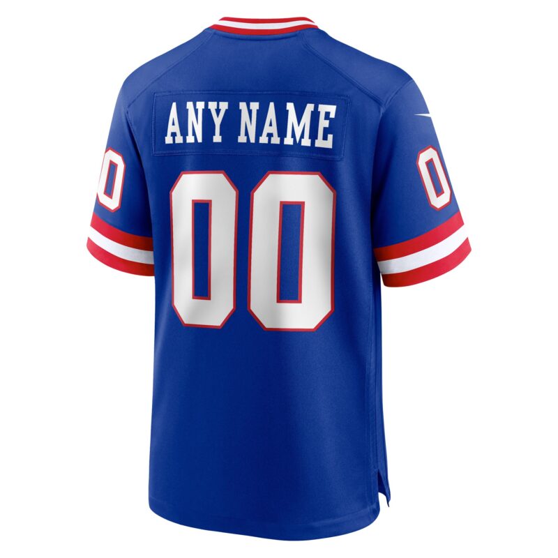 New York Giants Classic Custom Game Jersey - Royal - Image 3