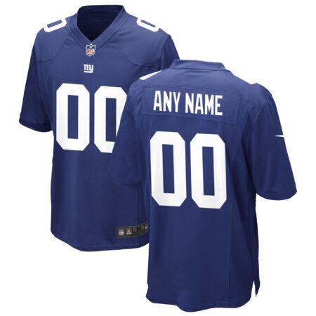 New York Giants Custom Game Jersey - Royal