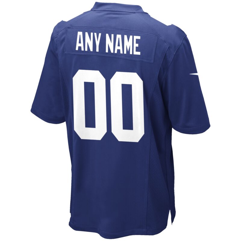New York Giants Custom Game Jersey - Royal - Image 3