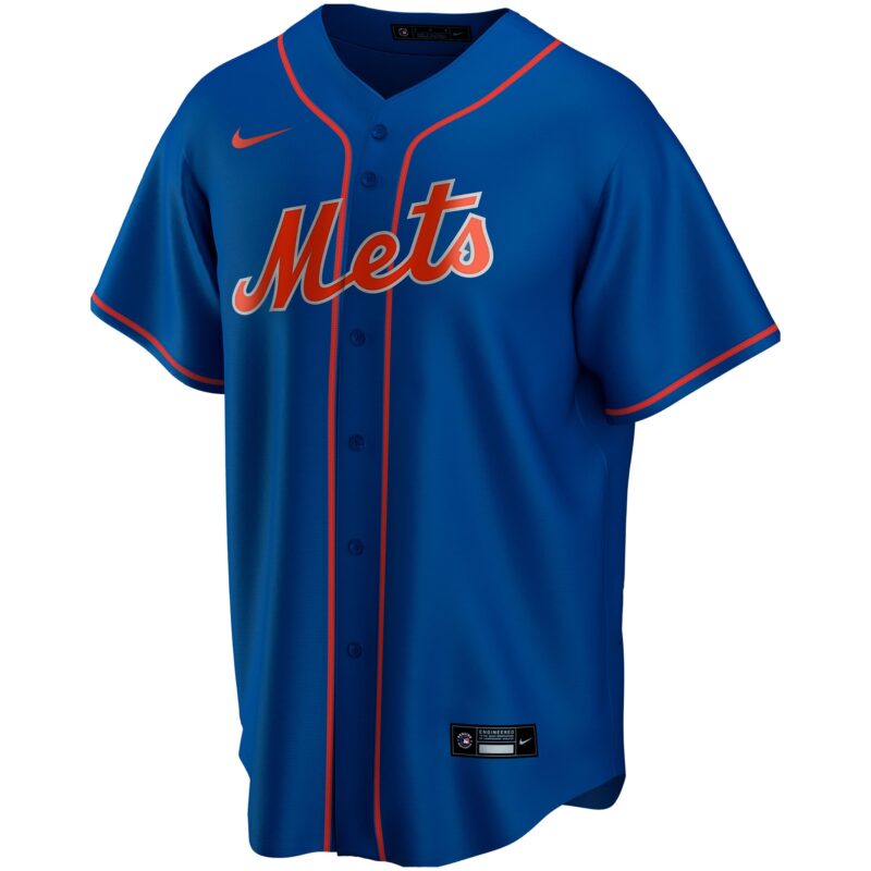 New York Mets Alternate Custom Jersey - Royal - Image 2