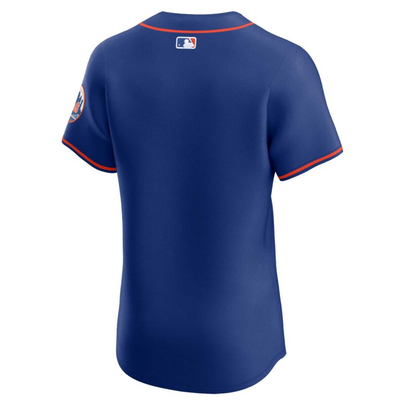 New York Mets Alternate Vapor Premier Elite Patch Jersey - Royal - Image 3