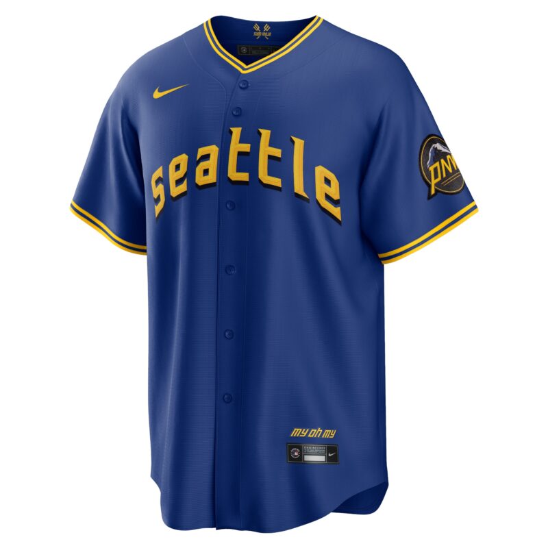 Seattle Mariners City Connect Jersey - Royal - Image 2