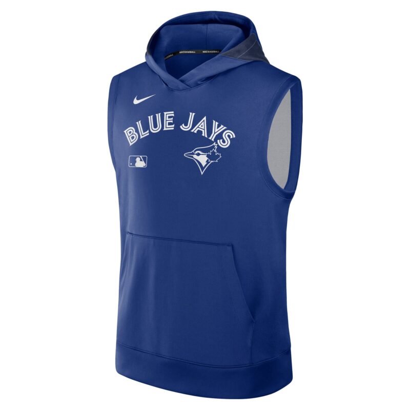 Toronto Blue Jays Collection Performance Sleeveless Pullover Hoodie - Royal - Image 2