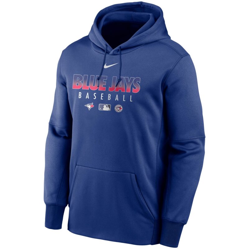 Toronto Blue Jays Collection Therma Performance Pullover Hoodie - Royal - Image 2