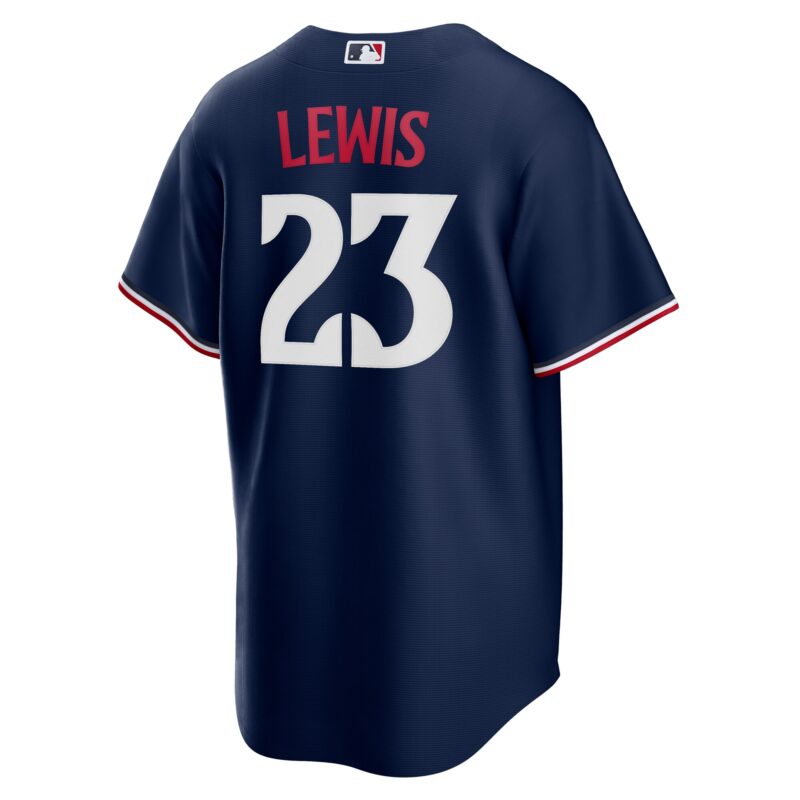 Royce Lewis Minnesota Twins Alternate Jersey - Navy - Image 3
