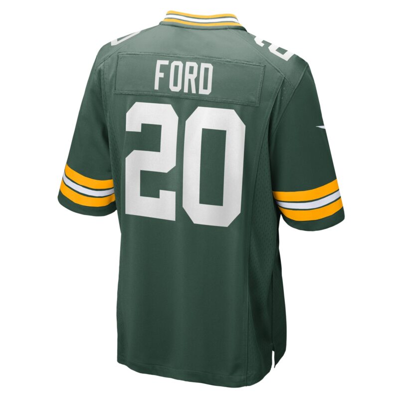 Rudy Ford Green Bay Packers Game Player Jersey - Green - Image 3