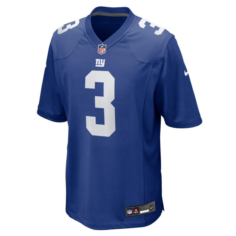 Russell Wilson New York Giants Game Jersey - Royal - Image 2
