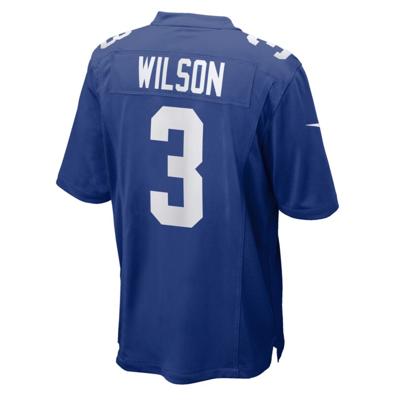 Russell Wilson New York Giants Game Jersey - Royal - Image 3
