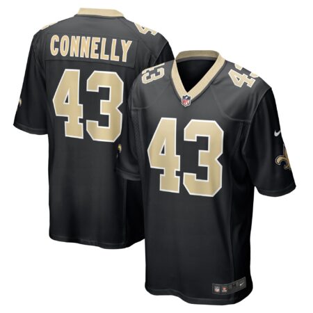 Ryan Connelly New Orleans Saints Team Game Jersey - Black