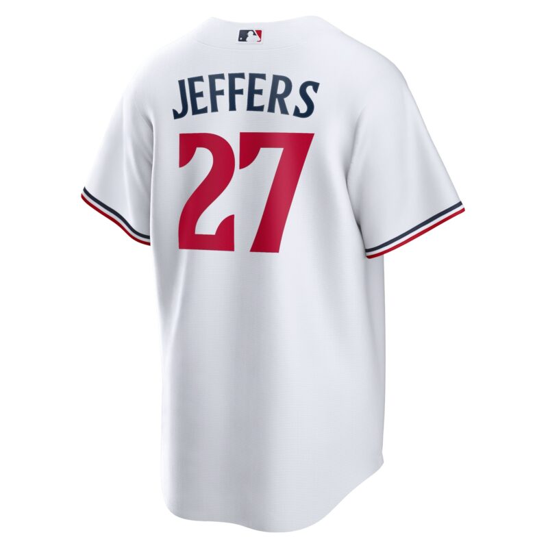 Ryan Jeffers Minnesota Twins Home Player Jersey - White - Image 3