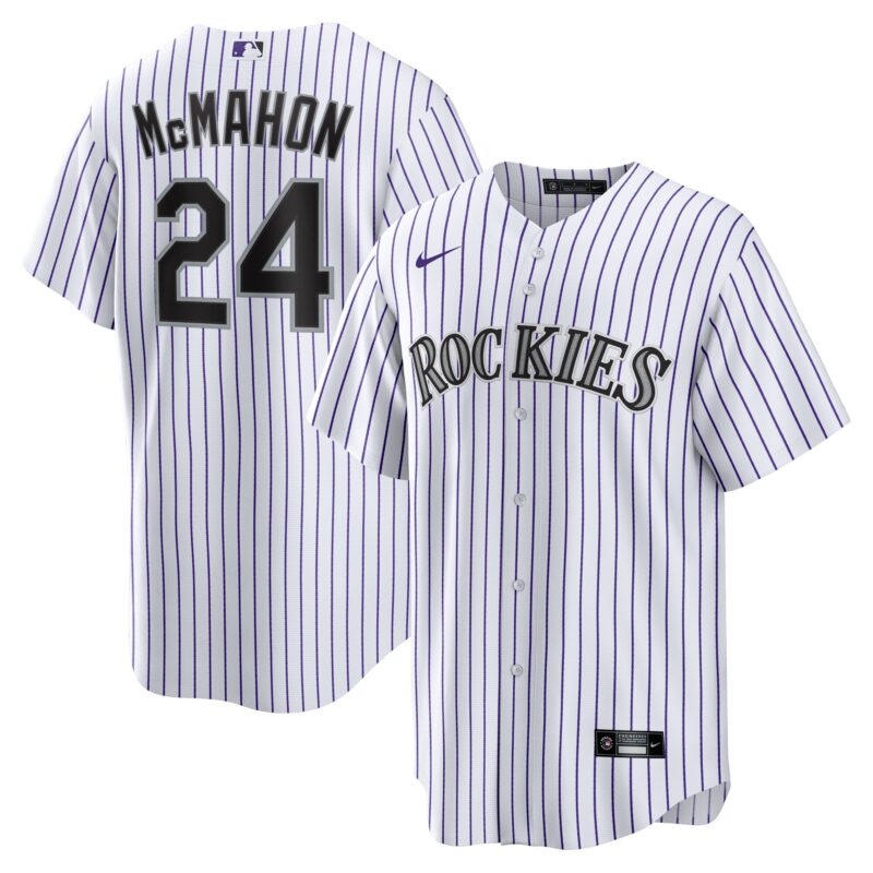 Ryan McMahon Colorado Rockies Home Player Jersey - White