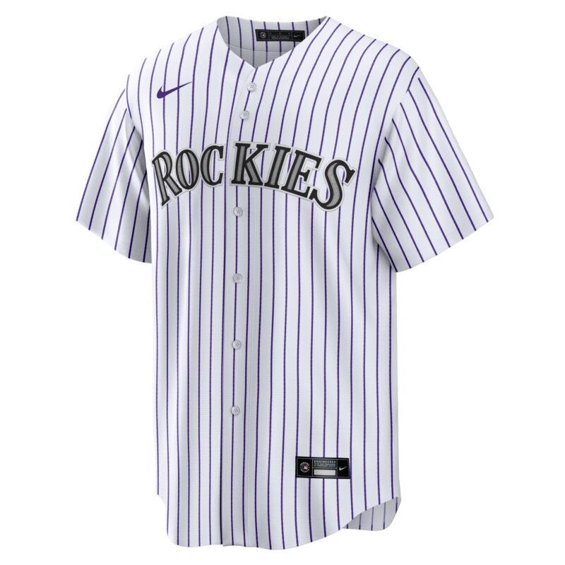 Ryan McMahon Colorado Rockies Home Player Jersey - White - Image 2