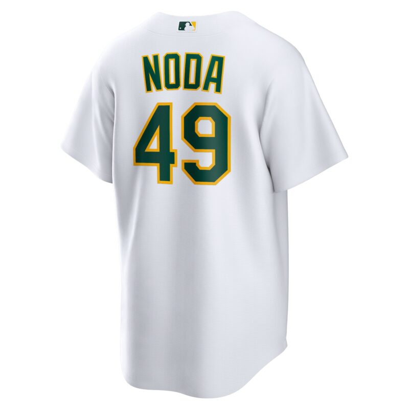Ryan Noda Athletics Home Jersey - White - Image 3