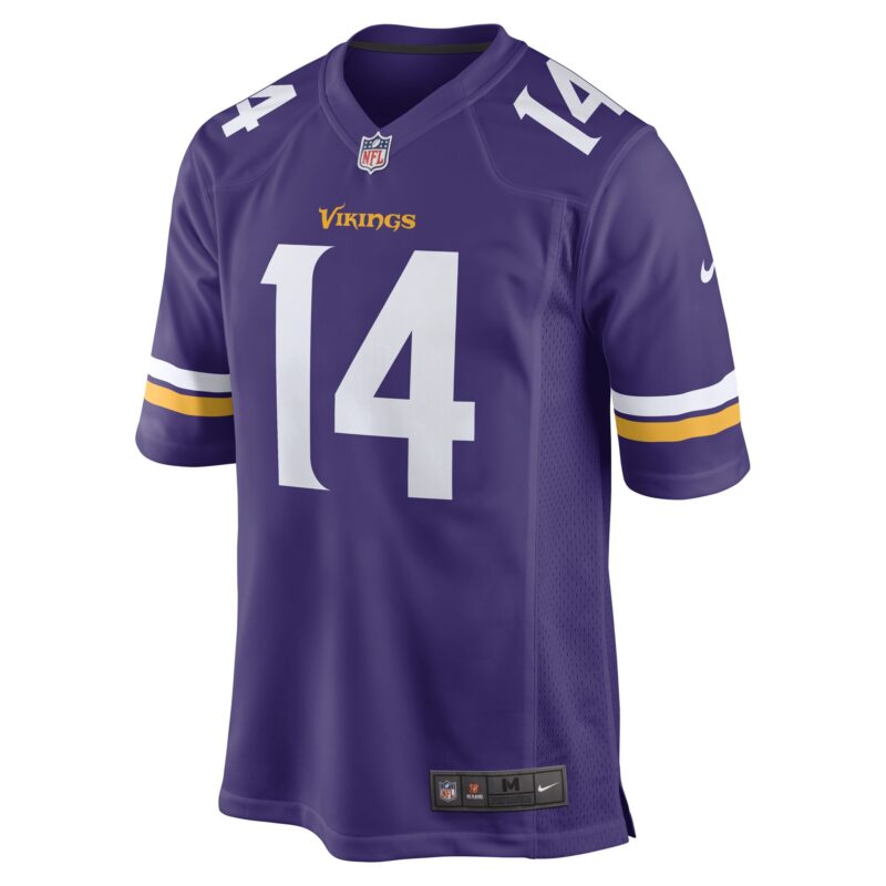 Ryan Wright Minnesota Vikings Game Player Jersey - Purple - Image 2