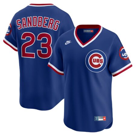 Ryne Sandberg Chicago Cubs Throwback Cooperstown Collection Limited Jersey - Royal