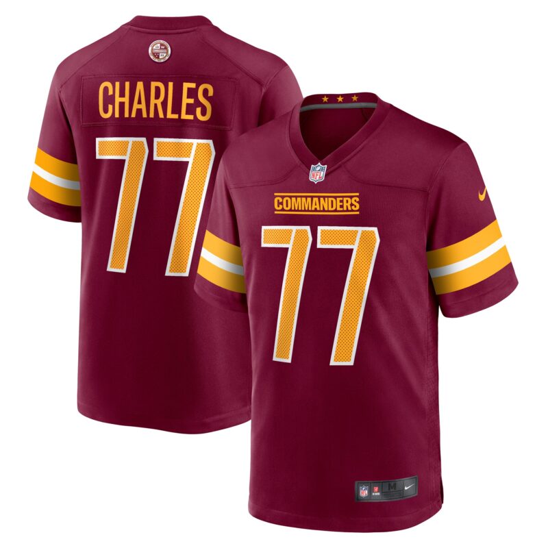 Saahdiq Charles Washington Commanders Game Jersey - Burgundy