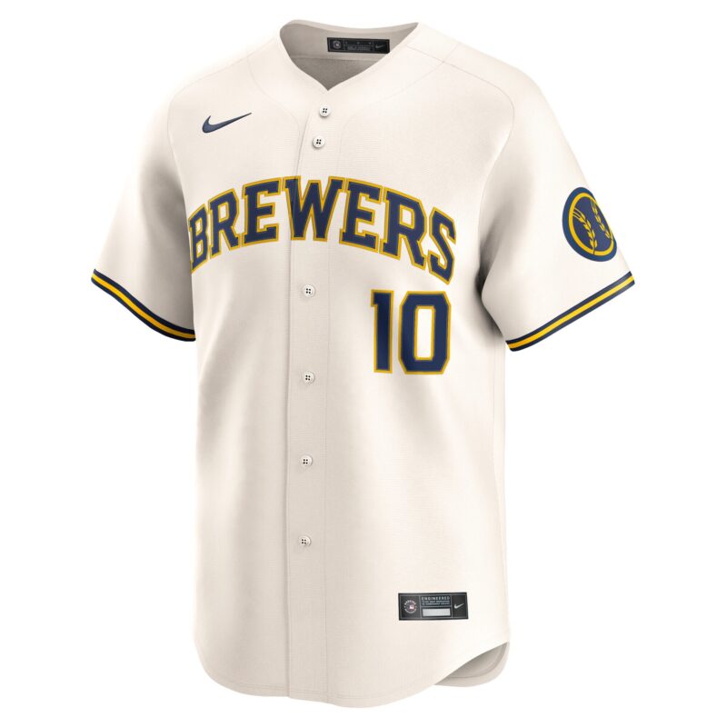 Sal Frelick Milwaukee Brewers Home Limited Player Jersey - Cream - Image 2