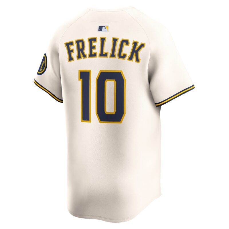 Sal Frelick Milwaukee Brewers Home Limited Player Jersey - Cream - Image 3