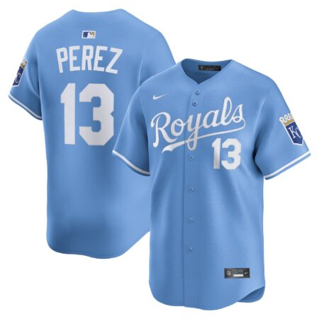 Salvador Perez Kansas City Royals Alternate Limited Player Jersey - Light Blue